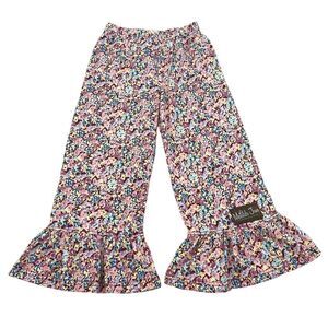 Matilda Jane Size‎ 4 Friends Forever Floral Ruffle Hem Pants